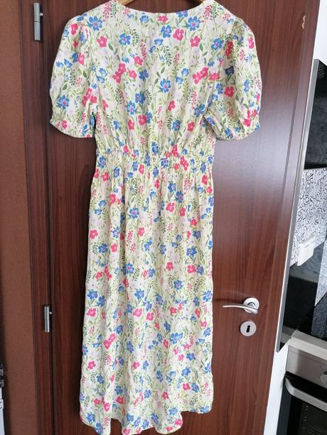 Letné kvetovane midi saty xs, s, s / xs