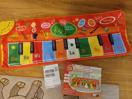 Hrajúca podložka klavír, 