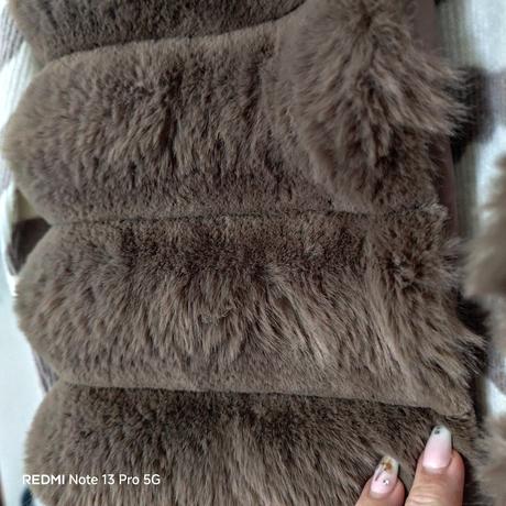 Kožušinková vesta-m,l, 