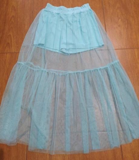 Tylova sukňa so všitymi kraťasami, 152