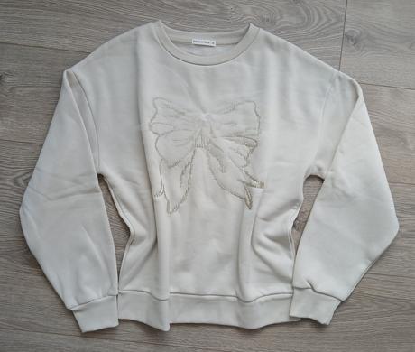 Bezova mikina s vysivkou, m