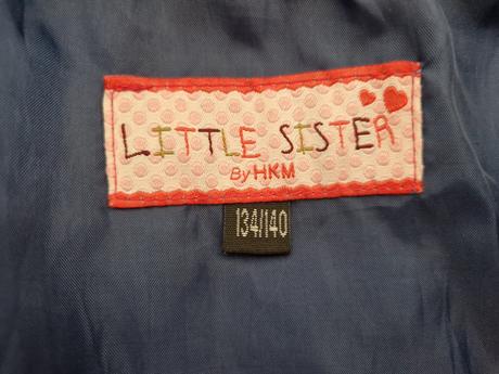 Modra vesta hkm little sister 134/140, 134