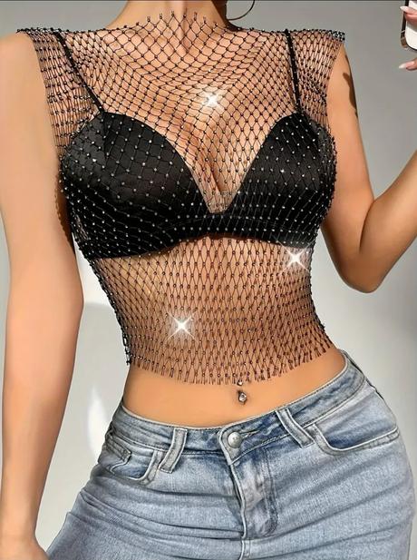 Sieťové tričko, 34 - xs