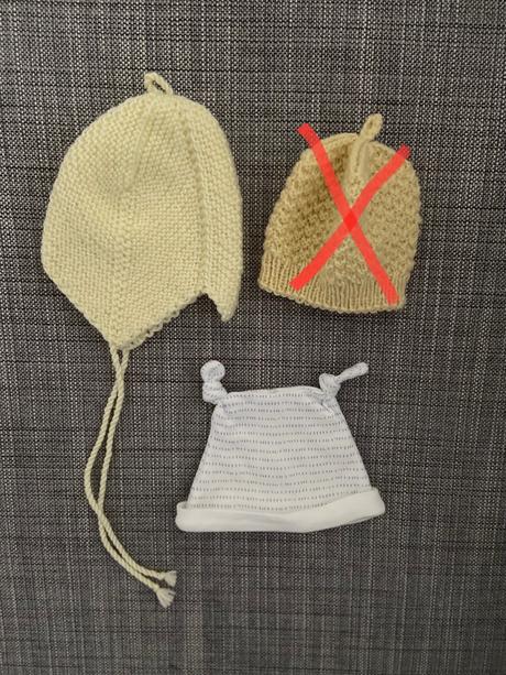 Čiapočky pre novorodenca 50-56, f&f,56