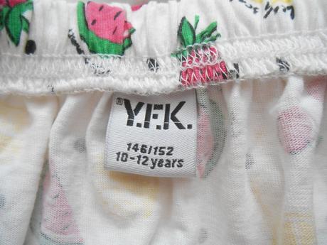 Bavlnené letné šaty yfk na 10-12 rokov, 146