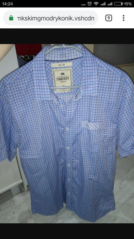 Košeľa krátky rukáv xl, timeout,xl