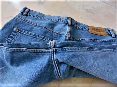 Klasické baggy rifle s vyšším pásom 36/34, 36