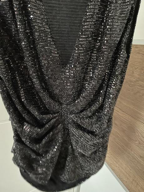 Elegantný trblietavý top zara, zara,s