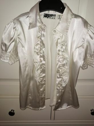 Saténová blúzka childrens place s volánikom, children's place,110