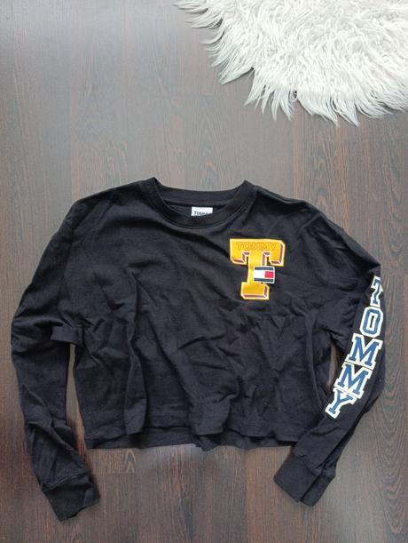 Tommy hilfiger crop dámska mikina, tommy hilfiger,m