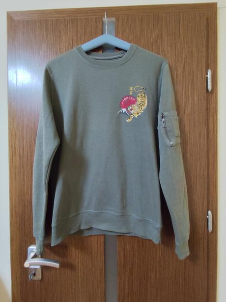 Pánska mikina tokyo s tigrom trn veľ.l, stav ako n, l