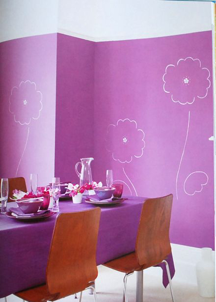 Decorate your home with color, 