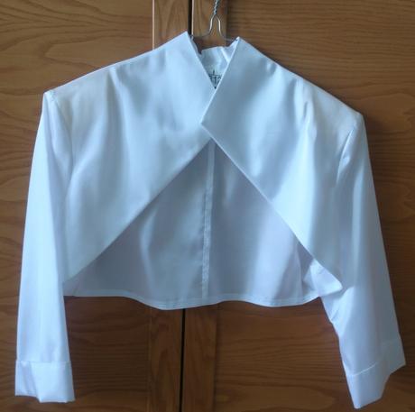 Biele šaty s bolerkom, 36