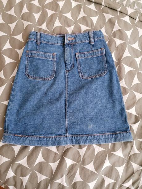 Riflová a-čková sukňa, reserved,140