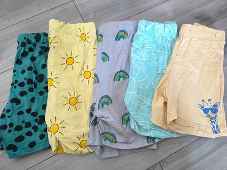 Kraťase z h&m veľ.140 - 5ks, h&m,140