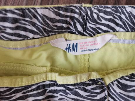 Krátke nohavice, h&m,146