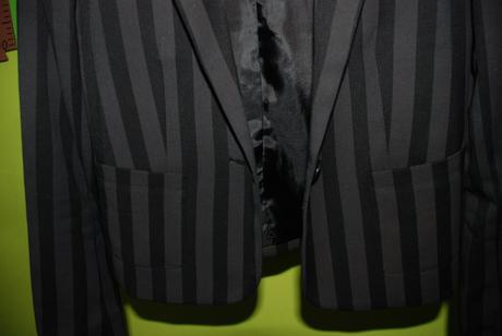 Pásikové sako, h&m,m