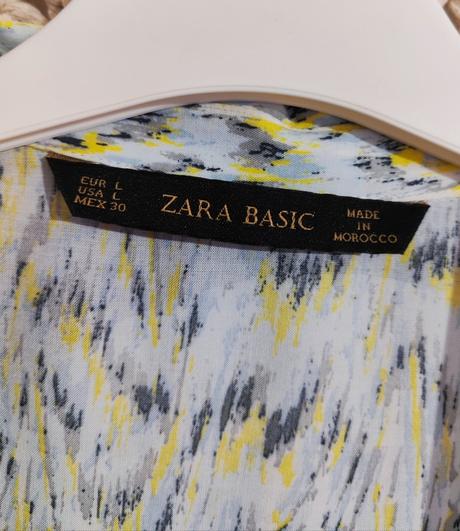 Blúzka zara s viazanými rukávmi, zara,l