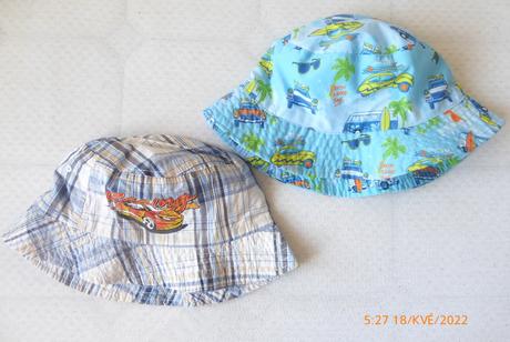 Letné klobúčiky,obvod 54cm, 