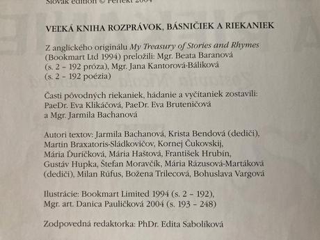 Veľká kniha rozprávok, básničiek a riekaniek,