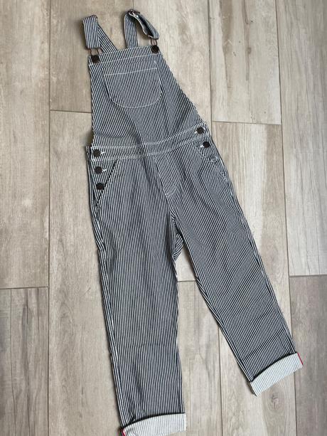 Unisex pruhované rifle na traky, mini boden,122 / 128