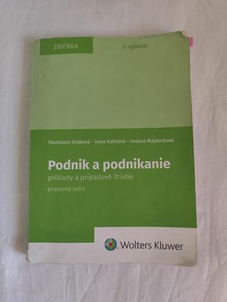 Kniha podnik a podnikanie wolters kluwer, použitá, 