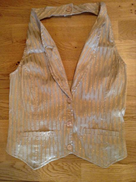 Zlatá spoločenská vesta, s