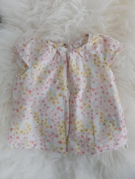 Blúzka s kvietkami, h&m,74