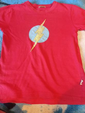 Tričko, červené 128/134, nosrne, 128