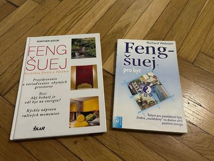 Knihy feng šuej- 2 ks- cena spolu,