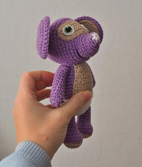 Háčkovaný fantus - veľký 25 cm a malý 18 cm, 