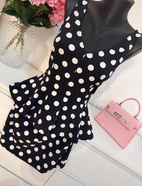 Elegantné bodkované šaty topshop, topshop,38