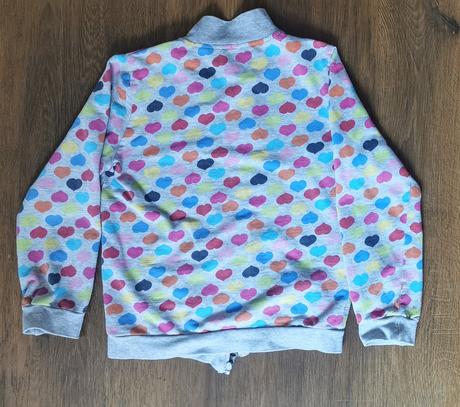 Mikina so srdiečkami 134, 134