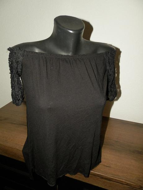 Bershka tielko s čipkou, bershka,xs