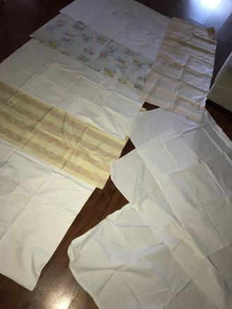 Retro obliečky na paplóny, vankúše. plachty,