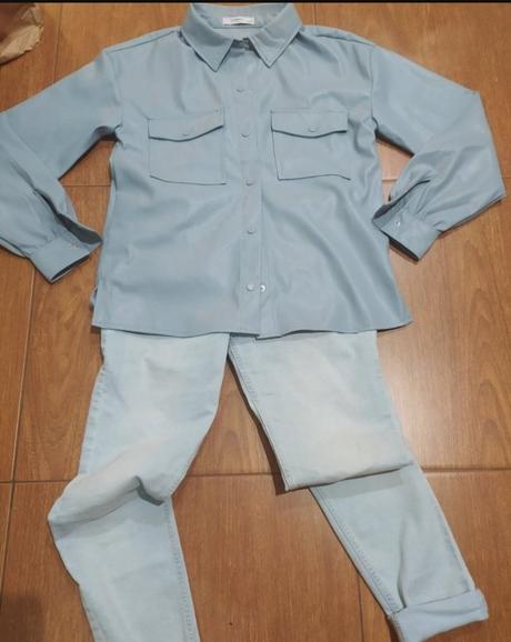 Koženkova bunda/košeľa, reserved,152