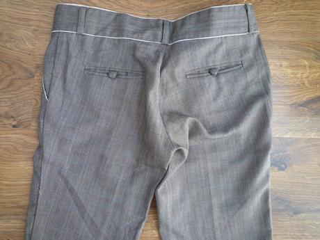 Pepitové 7/8 nohavice, s