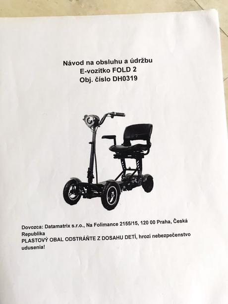 Skladacia elektr.štvorkolka fold 2,