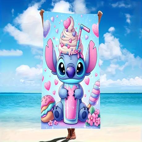 Osuška 75x150 lilo a stitch zmrzlina - skladom, 