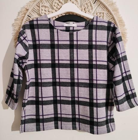 Krátky karovaný svetrík reserved, reserved,s