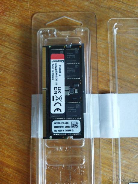 Kingston fury so-dimm 32gb ddr5 4800mhz cl38 impac, 