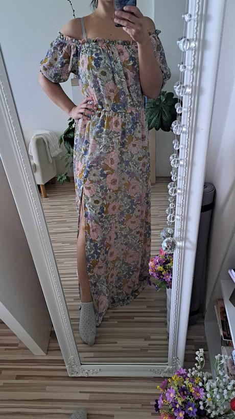 Kvietkované šaty, amisu,xl