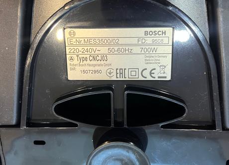 Odšťavovač bosch mes3500, bosch