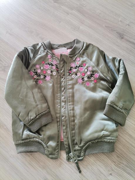 Dievčenska zelená bunda bombera, pepco,86