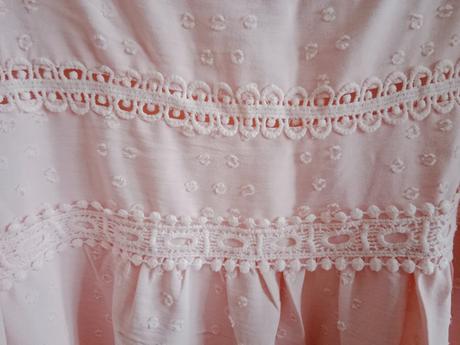 Jemná ružová blúzka, l