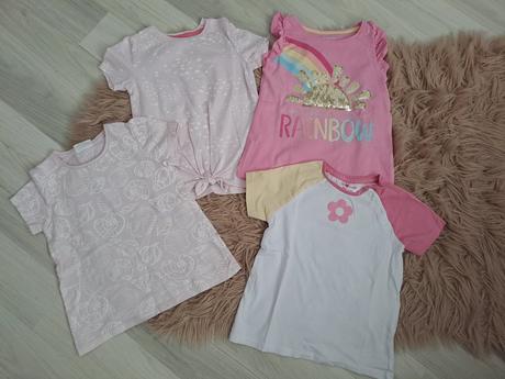 4ks dievčenské tričko 104, 104