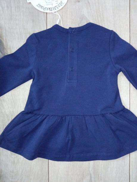 Dievčenská súprava tunika a legíny (0-3 mes.), original marines,56