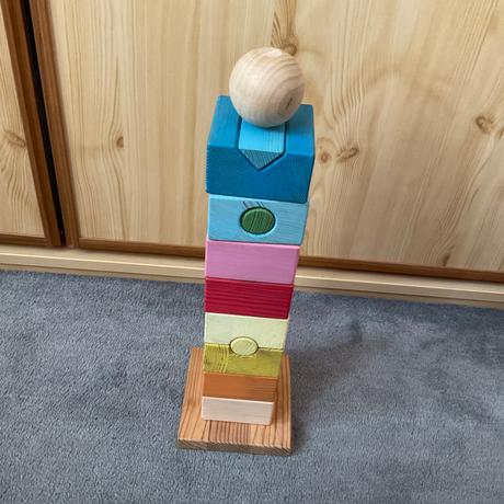 Drevena stohovacia veza tora, 