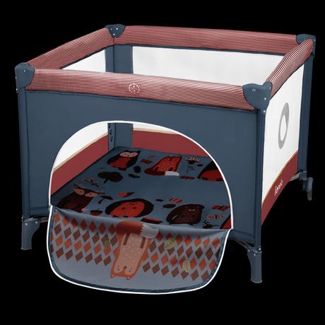 Ohrádka sofie blue cobalt red, šírka (cm): 100,dĺžka (cm): 100