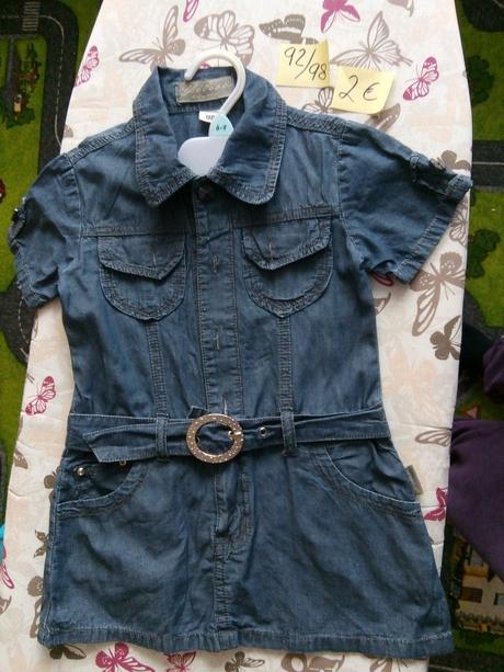 Riflové šaty veľ. 92/98, 92